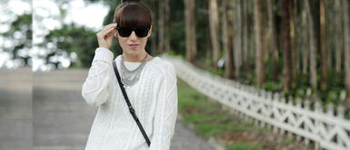 La chompa blanca de lana: gran hallazgo en tiempos de cuarentena La chompa blanca de lana: gran hallazgo en tiempos de cuarentena