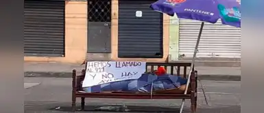 Coronavirus en Ecuador: dejan un cadáver en la calle con un cartel de ayuda Coronavirus en Ecuador: dejan un cadáver en la calle con un cartel de ayuda