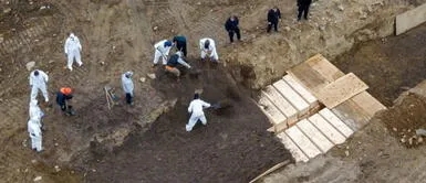 Filtran impactantes imágenes de entierros masivos en Nueva York por el COVID-19 Filtran impactantes imágenes de entierros masivos en Nueva York por el COVID-19