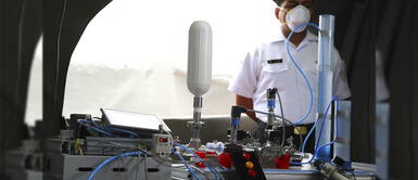 ¡Made in Perú! Marina de Guerra presentó su primer respirador artificial básico ¡Made in Perú! Marina de Guerra presentó su primer respirador artificial básico