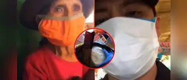 Policía compra víveres a ambulante anciana: "Toma madre, mañana me buscas si te falta algo más" Policía compra víveres a ambulante anciana: "Toma madre, mañana me buscas si te falta algo más"
