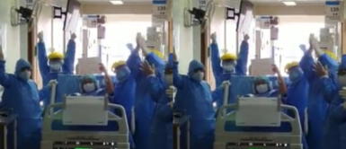 Mujer de 65 años de hospital Sabogal vence al coronavirus y nos llena de esperanza Mujer de 65 años de hospital Sabogal vence al coronavirus y nos llena de esperanza