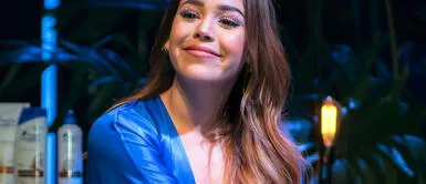 Danna Paola luce peinado noventero para estar cómoda en casa Danna Paola luce peinado noventero para estar cómoda en casa