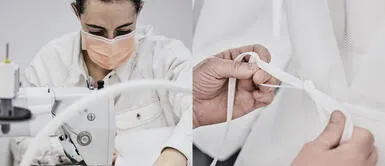 Louis Vuitton se une a la lucha contra el covid 19 con batas para personal médico Louis Vuitton se une a la lucha contra el covid 19 con batas para personal médico