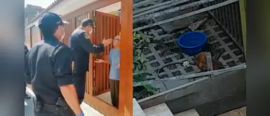 PNP rescató a un perro que era maltratado constantemente por su dueño en Surco PNP rescató a un perro que era maltratado constantemente por su dueño en Surco