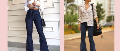 Jeans acampanados, la fiebre chic que se reinventa en el 2020 Jeans acampanados, la fiebre chic que se reinventa en el 2020