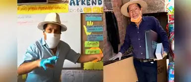 Humilde y carismático profesor recibió laptops y TV para mejorar su labor educativa virtual Humilde y carismático profesor recibió laptops y TV para mejorar su labor educativa virtual