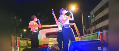 Policías animan calles con cantos y bailes para que ciudadanos cumplan cuarentena | VÍDEO Policías animan calles con cantos y bailes para que ciudadanos cumplan cuarentena | VÍDEO