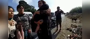 Niño de 3 años muere en brazos de su madre que caminaba con grupo de Lima a Huaráz Niño de 3 años muere en brazos de su madre que caminaba con grupo de Lima a Huaráz