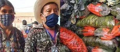 Pareja de agricultores donan mercadería a los más necesitados. ¡Gracias por tanto! Pareja de agricultores donan mercadería a los más necesitados. ¡Gracias por tanto!