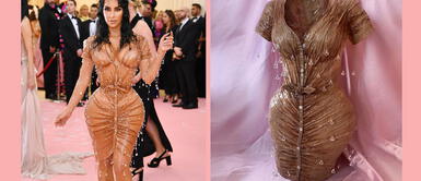 Kim Kardashian felicita a diseñadora que hizo una réplica su vestido de la MET Gala Kim Kardashian felicita a diseñadora que hizo una réplica su vestido de la MET Gala