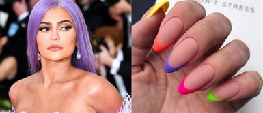 Manicure arcoíris: Aprende a recrear el estilo de uñas que Kylie Jenner ha puesto de moda Manicure arcoíris: Aprende a recrear el estilo de uñas que Kylie Jenner ha puesto de moda