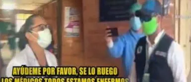 Doctora llora e implora ayuda para los médicos con COVID-19 en Iquitos Doctora llora e implora ayuda para los médicos con COVID-19 en Iquitos