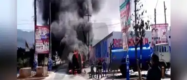 Carroza fúnebre con víctima de COVID-19 se incendia antes de llegar a cementerio | VÍDEO Carroza fúnebre con víctima de COVID-19 se incendia antes de llegar a cementerio | VÍDEO