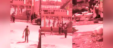 Pobladores de Chiclayo saquean almacén de pollos que iban a ser donados a familias pobres Pobladores de Chiclayo saquean almacén de pollos que iban a ser donados a familias pobres