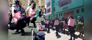 Puno: Ronderos castigan públicamente a policías que recibieron soborno de mineros | VÍDEO Puno: Ronderos castigan públicamente a policías que recibieron soborno de mineros | VÍDEO