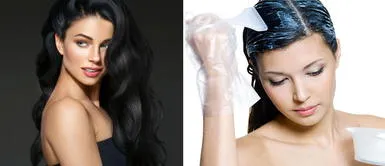 Tinte casero para cubrir las canas con un tono negro profundo Tinte casero para cubrir las canas con un tono negro profundo