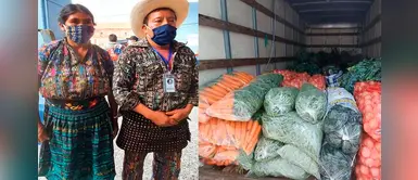 Pareja de ancianos agricultores dan su cosecha a los más necesitados durante pandemia Pareja de ancianos agricultores dan su cosecha a los más necesitados durante pandemia