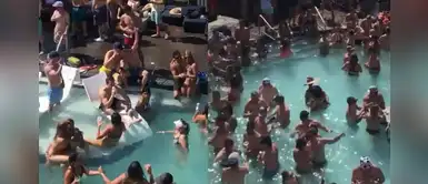 Fiesta masiva en un lago causa indignación en Estados Unidos | VÍDEO Fiesta masiva en un lago causa indignación en Estados Unidos | VÍDEO
