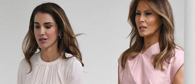 Duelo de estilos: Melania Trump y Rania de Jordania mostraron que la alta costura es lo suyo Duelo de estilos: Melania Trump y Rania de Jordania mostraron que la alta costura es lo suyo