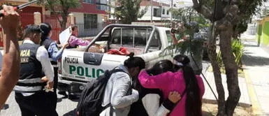 Mujer de 22 años sale a botar la basura y fallece en la vía pública en Arequipa Mujer de 22 años sale a botar la basura y fallece en la vía pública en Arequipa