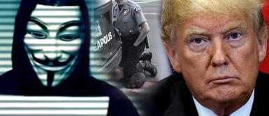 Donald Trump responde tras amenazas de Anonymous por muerte de George Floyd Donald Trump responde tras amenazas de Anonymous por muerte de George Floyd
