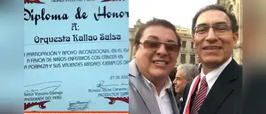 Richard Swing entregaba diplomas con “falsa” firma del presidente Martín Vizcarra Richard Swing entregaba diplomas con “falsa” firma del presidente Martín Vizcarra