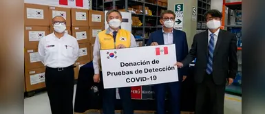Gobierno de Corea del Sur dona al Perú 50 mil pruebas rápidas para descarte de Covid-19 Gobierno de Corea del Sur dona al Perú 50 mil pruebas rápidas para descarte de Covid-19