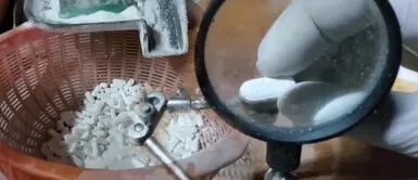 PNP incauta paracetamol elaborada con azúcar y harina PNP incauta paracetamol elaborada con azúcar y harina