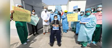 ¡Héroe de la salud! Enfermero del hospital Almenara supera COVID-19 ¡Héroe de la salud! Enfermero del hospital Almenara supera COVID-19