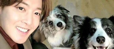 Kim Hyun Joong cumplió 34 con la mejor compañía, sus perros Kim Hyun Joong cumplió 34 con la mejor compañía, sus perros