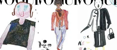 Vogue Italia lanza portadas con dibujos hechos por niños de diferentes países Vogue Italia lanza portadas con dibujos hechos por niños de diferentes países