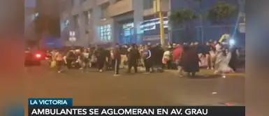 COVID-19: Vendedores ambulantes se aglomeran en toda la avenida Grau e inmediaciones COVID-19: Vendedores ambulantes se aglomeran en toda la avenida Grau e inmediaciones