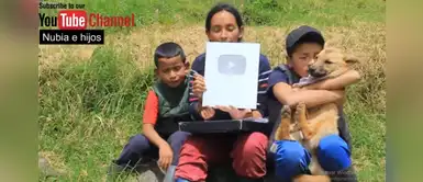 Familia campesina es sensación en redes y recibe botón plateado de YouTube Familia campesina es sensación en redes y recibe botón plateado de YouTube