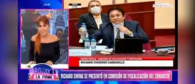 Magaly Medina sobre Richard Swing: “llegó al Congreso creyéndose Luis Miguel” Magaly Medina sobre Richard Swing: “llegó al Congreso creyéndose Luis Miguel”