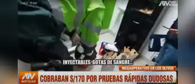 Venezolanos realizan pruebas rápidas por 170 soles en farmacia clandestina | VÍDEO Venezolanos realizan pruebas rápidas por 170 soles en farmacia clandestina | VÍDEO