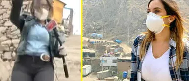 Ethel Pozo impacta en vivo al casi sufrir accidente en asentamiento humano | VIDEO Ethel Pozo impacta en vivo al casi sufrir accidente en asentamiento humano | VIDEO