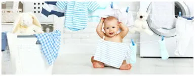 Tips para lavar la ropa del bebé y evitar reacciones alérgicas en su piel Tips para lavar la ropa del bebé y evitar reacciones alérgicas en su piel