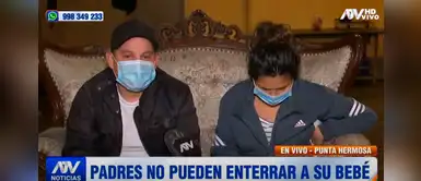 Lurín: Padres denuncian que no pueden enterrar a su bebé por falta de documentación Lurín: Padres denuncian que no pueden enterrar a su bebé por falta de documentación