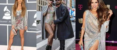 Leslie Shaw y Thalía lucieron vestidos de diseñador peruano que viste a famosas como JLo Leslie Shaw y Thalía lucieron vestidos de diseñador peruano que viste a famosas como JLo