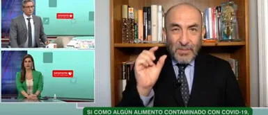 Elmer Huerta: ¿Puedo enfermarme por comer algo contaminado con COVID-19? Elmer Huerta: ¿Puedo enfermarme por comer algo contaminado con COVID-19?