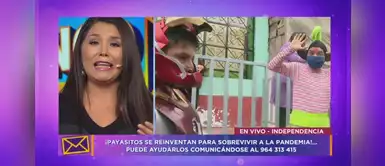 Lady Guillén llora en vivo por payasos que se reinventan en tiempo de pandemia | VIDEO Lady Guillén llora en vivo por payasos que se reinventan en tiempo de pandemia | VIDEO