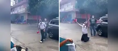 Hombre vence al coronavirus y se arrodilla en plena pista para dar gracias a Dios | VÍDEO Hombre vence al coronavirus y se arrodilla en plena pista para dar gracias a Dios | VÍDEO