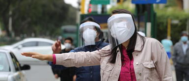 Minsa asegura que protectores faciales evita tocarse el rostro y reduce contagios Minsa asegura que protectores faciales evita tocarse el rostro y reduce contagios