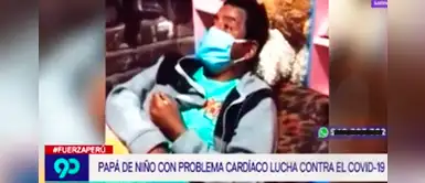 Padre que vendía caramelos para tratamiento cardíaco de su hijo termina infectado de COVID-19 Padre que vendía caramelos para tratamiento cardíaco de su hijo termina infectado de COVID-19