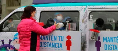 #BuenasNoticias: 'Coronamóvil' toma pruebas de descarte gratis de coronavirus en San Borja #BuenasNoticias: 'Coronamóvil' toma pruebas de descarte gratis de coronavirus en San Borja