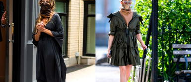 Pañuelos estilo paisley, el cubreboca alternativo que emplean las celebs Pañuelos estilo paisley, el cubreboca alternativo que emplean las celebs