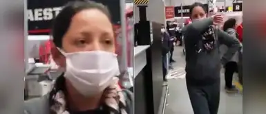 Mujer se “metió” en la fila y tosió sobre las personas que le reclamaron Mujer se “metió” en la fila y tosió sobre las personas que le reclamaron