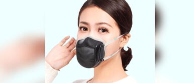 Crean mascarilla electrónica recargable que puede limpiar el aire hasta cuatro veces Crean mascarilla electrónica recargable que puede limpiar el aire hasta cuatro veces