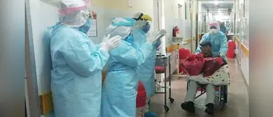 Abuelito con marca pasos en el corazón vence la COVID-19 en hospital de Pueblo Libre Abuelito con marca pasos en el corazón vence la COVID-19 en hospital de Pueblo Libre